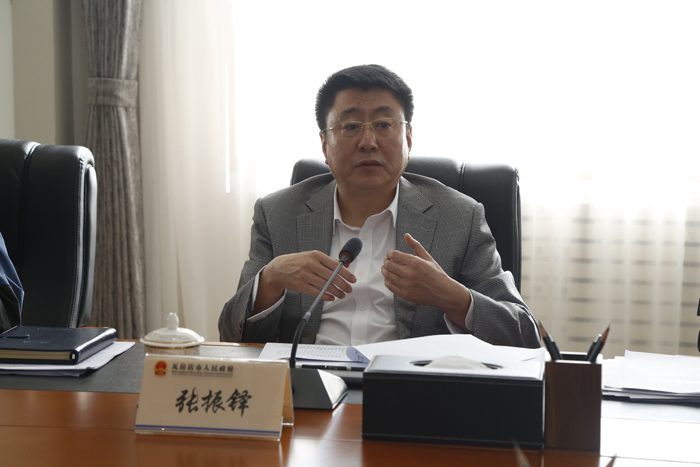 大连市副市长张振铎在我市主持召开督导燃气安全排查整治工作座谈会议